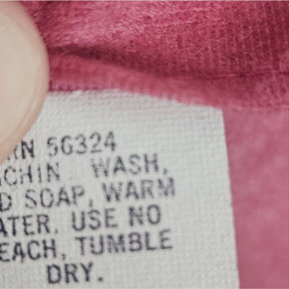 VTG 70s Pink Fit And Flare Midi Dress W Matching Belt & Pockets, sz 12 - Picture 5 of 5